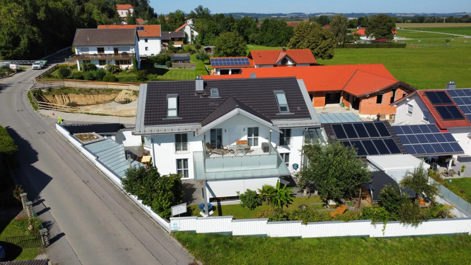 DME Immobilien, Blick aus einer Wohnung 